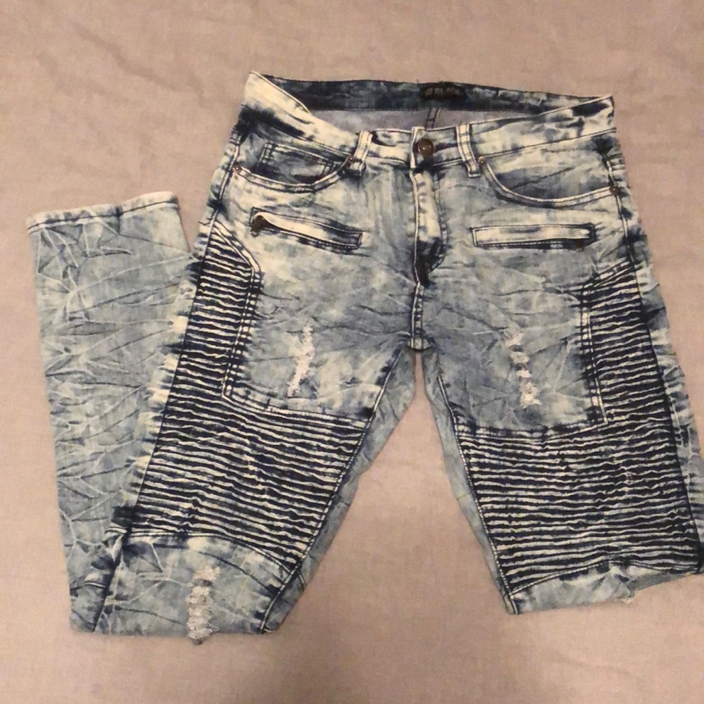 Light blue jeans